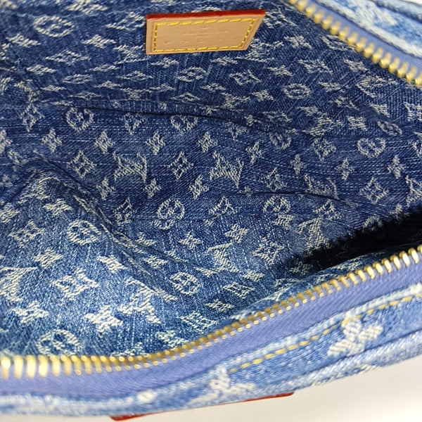 CROISSANT PM Monogram Canvas Blue