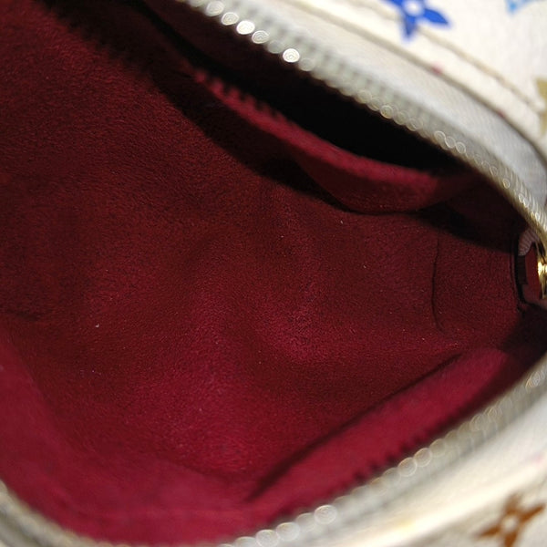 LV × TM WAPITY Monogram Coated Canvas White Coin Purse