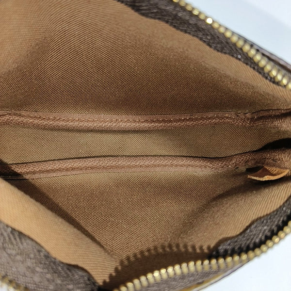 ACCESSOIRES Mini Monogram Coated Canvas Brown