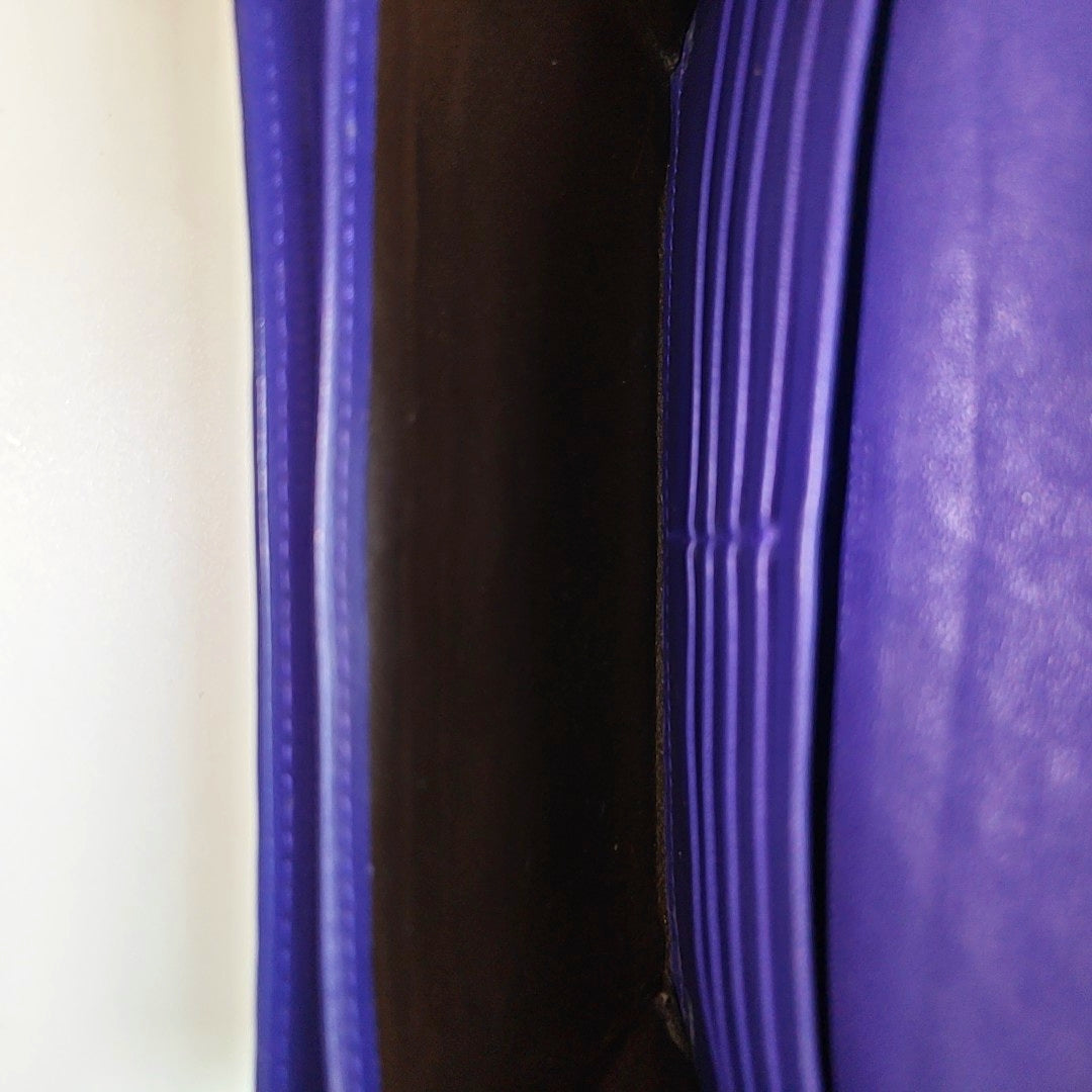 Calfskin Wallet Purple