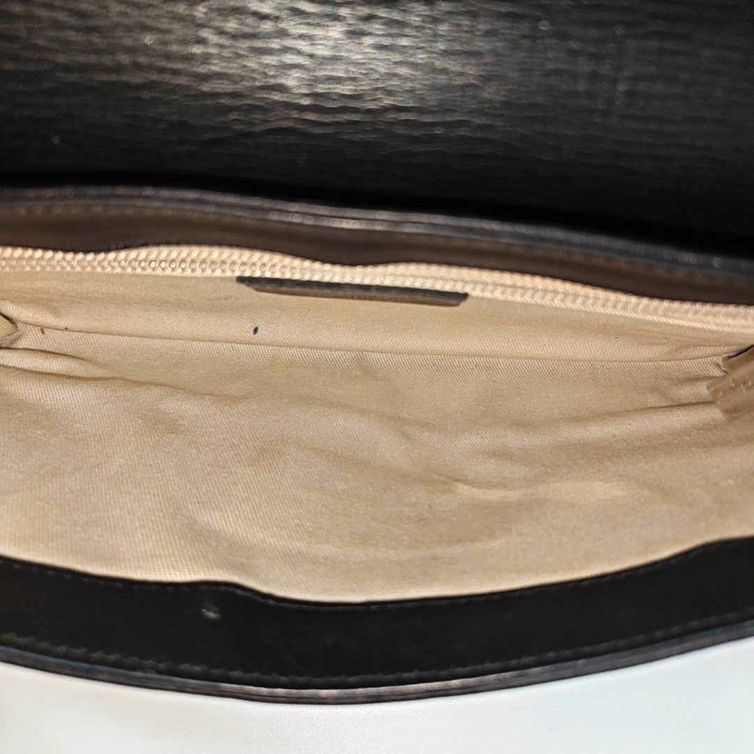 Calfskin Shoulder Bag Black