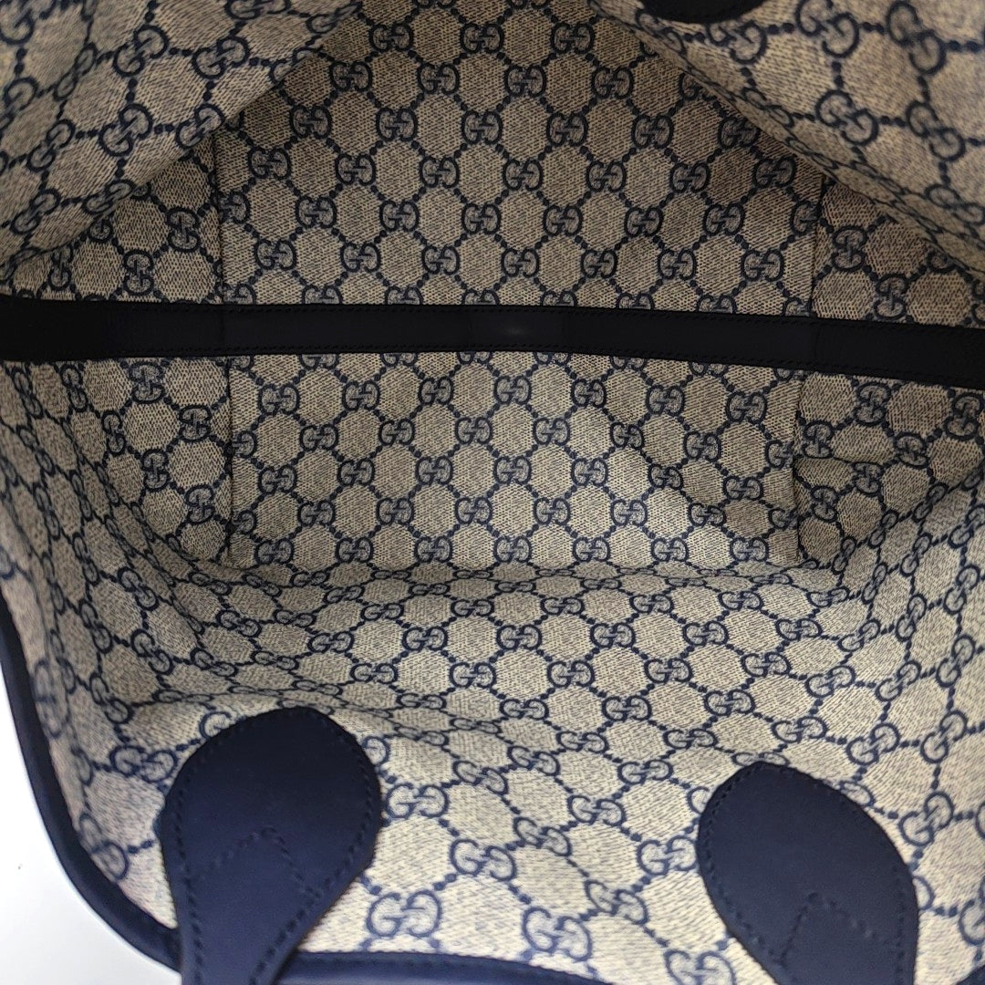 Denim Tote Bag Small Blue