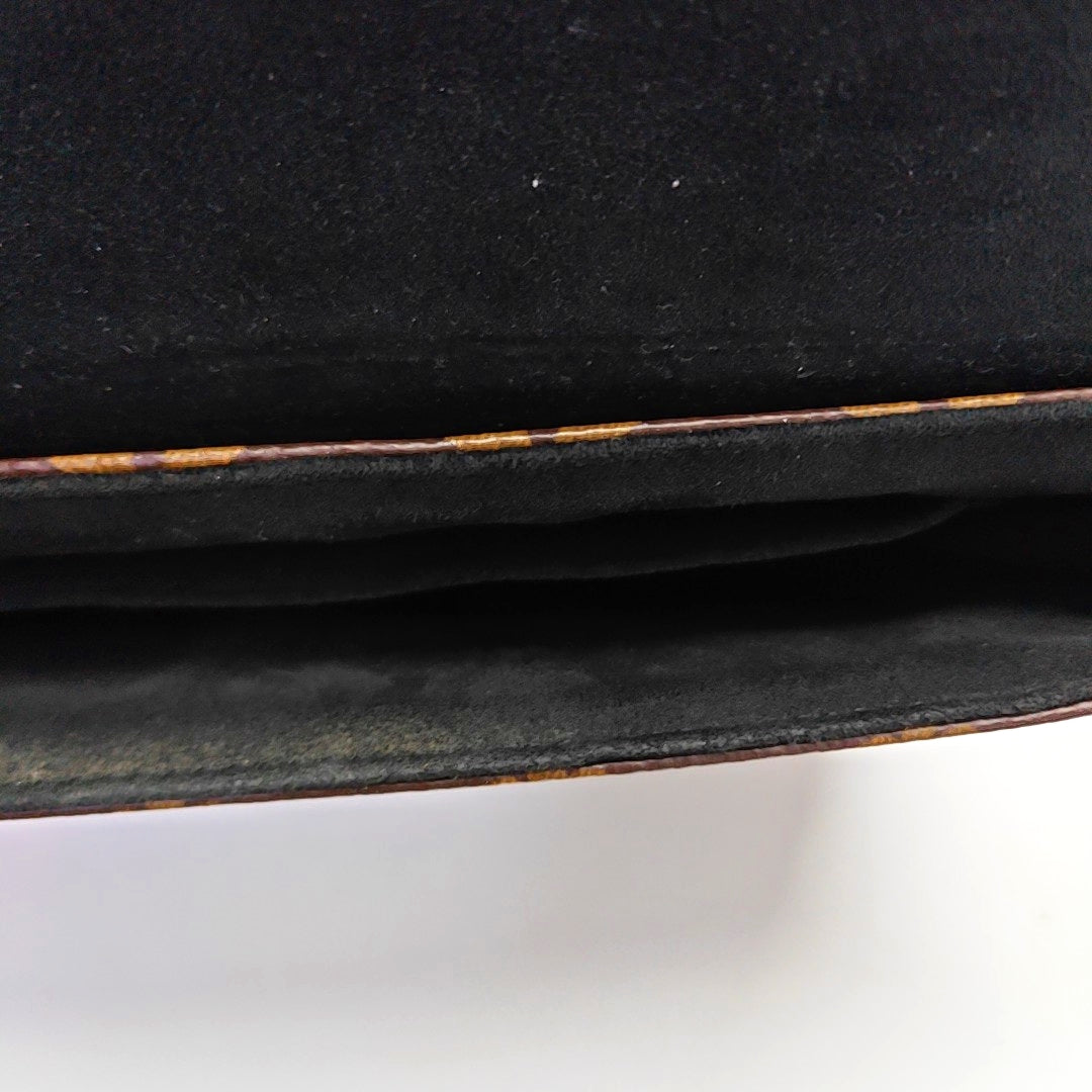 LOCKY BB Monogram Coated Canvas Brown