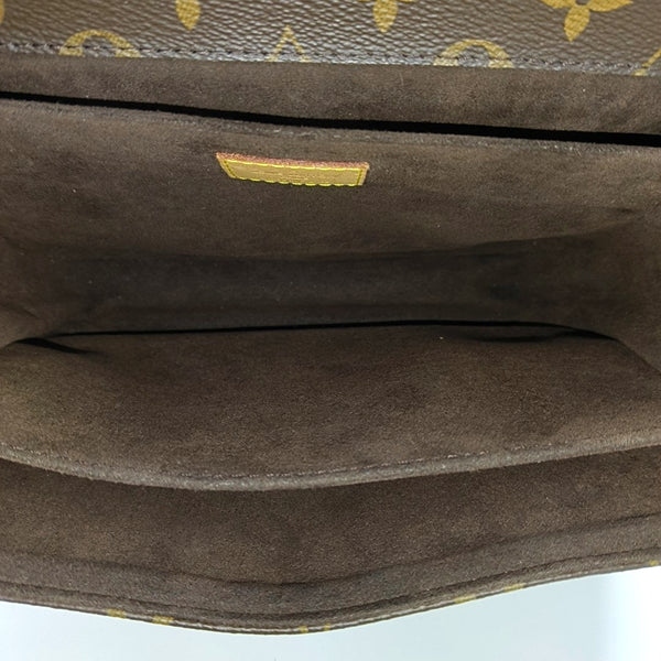 MÉTIS MM Monogram Coated Canvas Brown