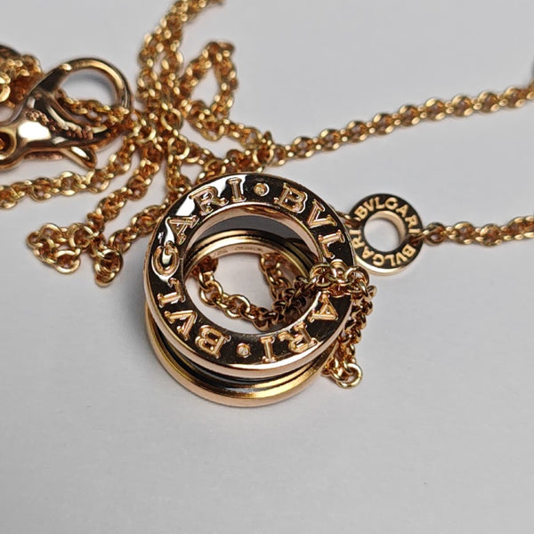 B.ZERO1 18k Rose Gold Necklace