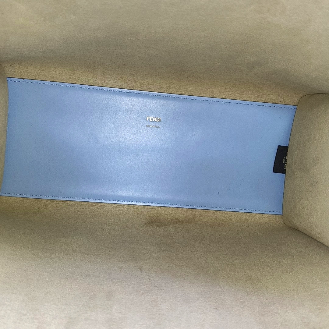 Sunshine Medium Calfskin Blue