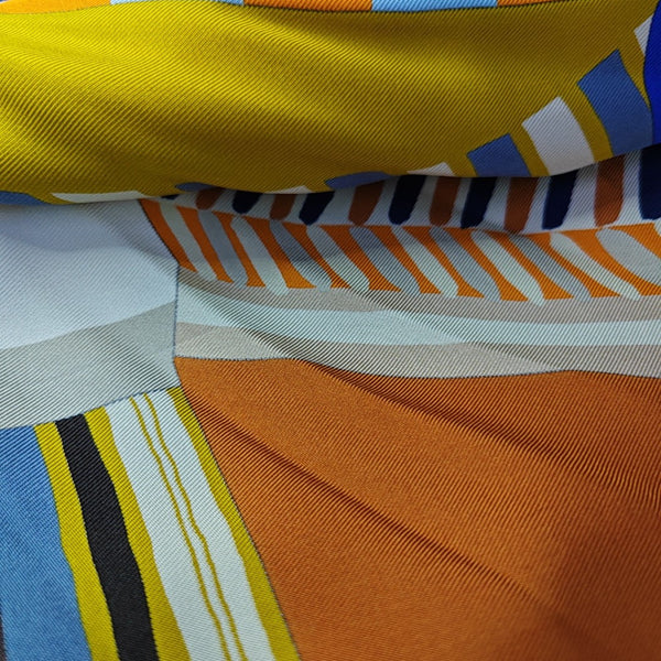 Mulberry Silk Silk Scarf Multicolor