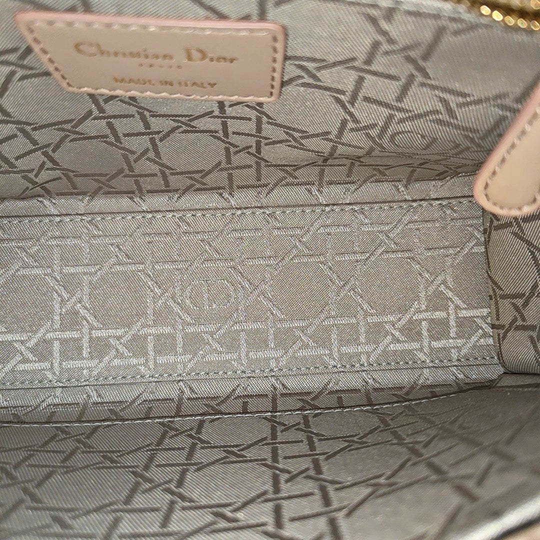 Lady Dior Small Cannage Lambskin Pink