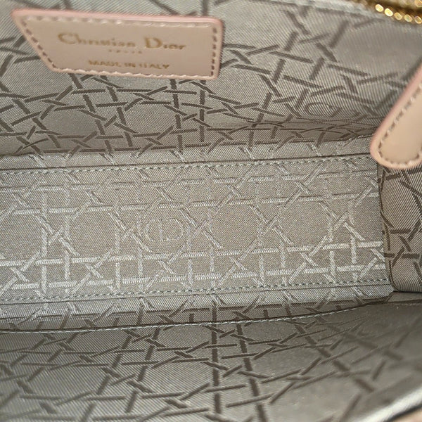 Lady Dior Small Cannage Lambskin Pink