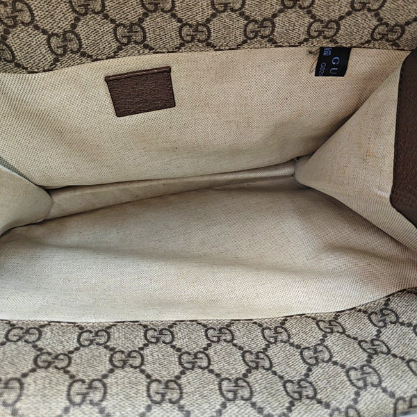 Neo Vintage Large Monogram Coated Canvas Brown