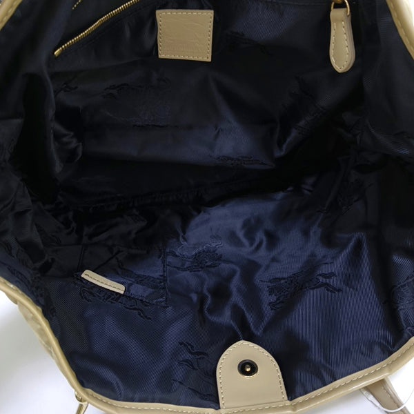 Quilted Nylon Beige