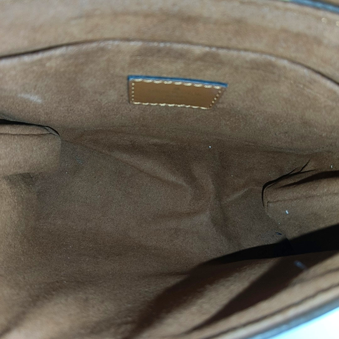 LOCKY BB Monogram Coated Canvas Brown