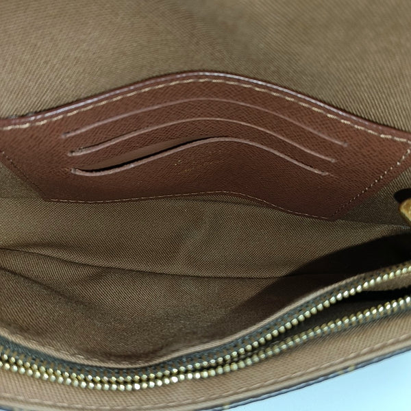 IVY Monogram Coated Canvas Brown