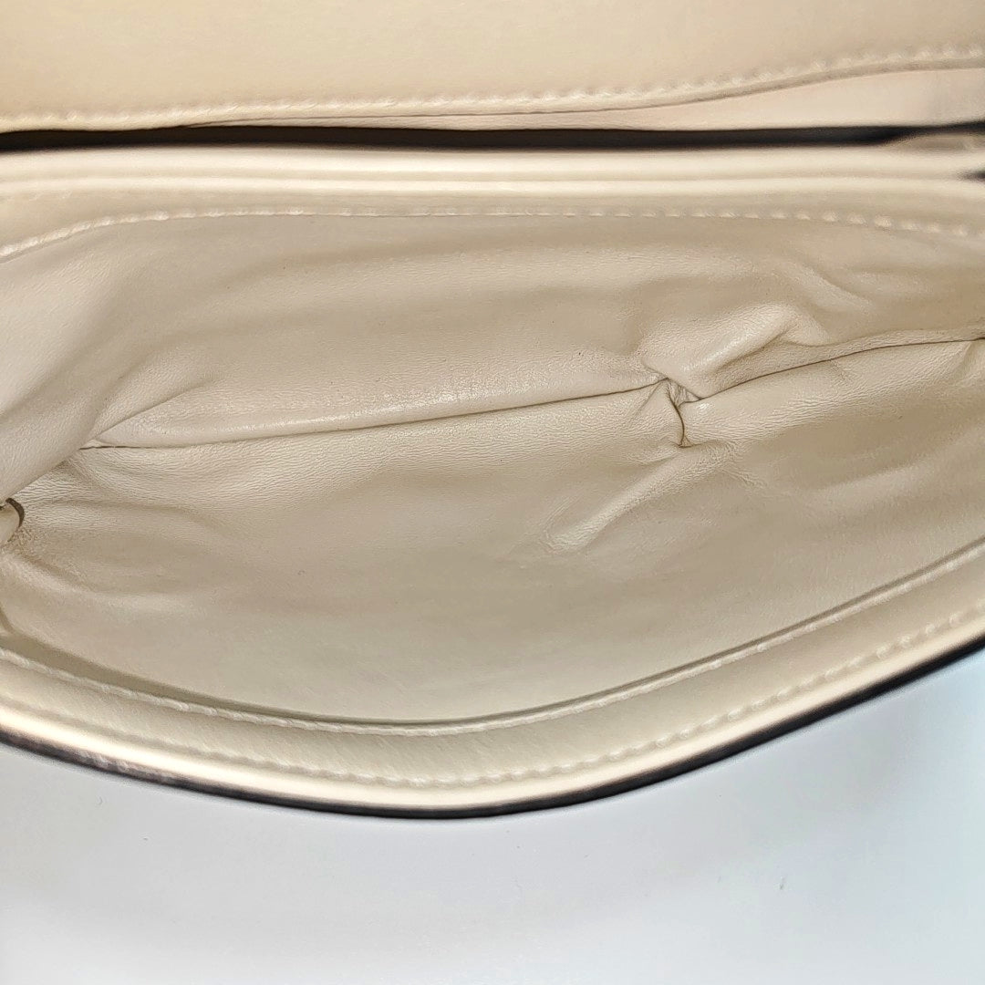 Blondie Mini Calfskin White