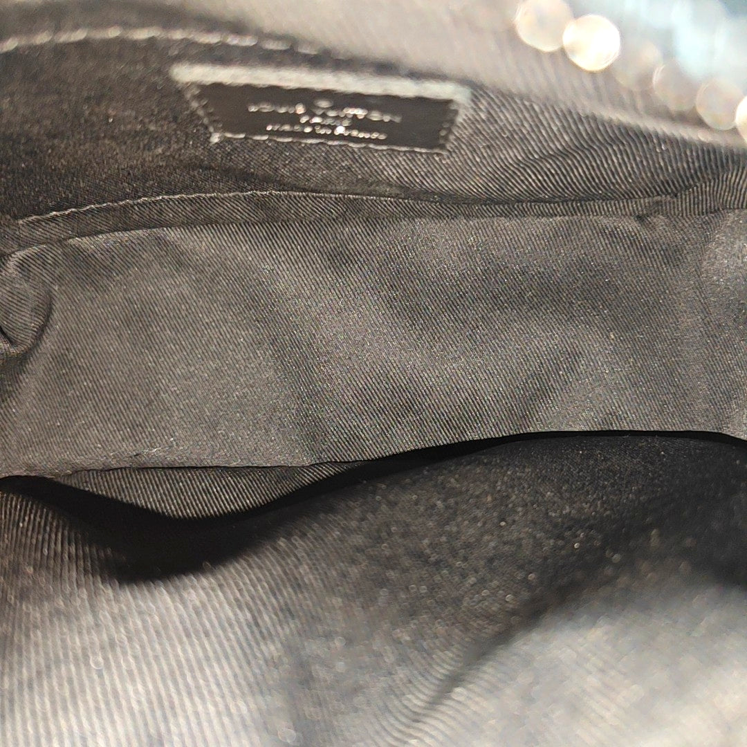SOFT TRUNK Mini Monogram Coated Canvas Black