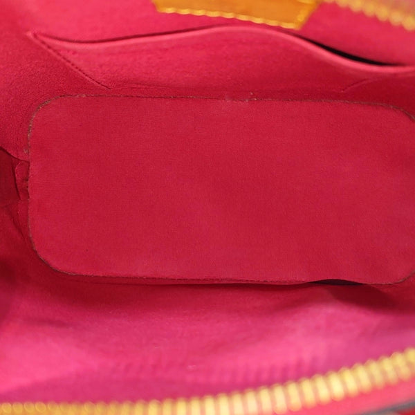 ALMA BB Monogram Patent Leather Red