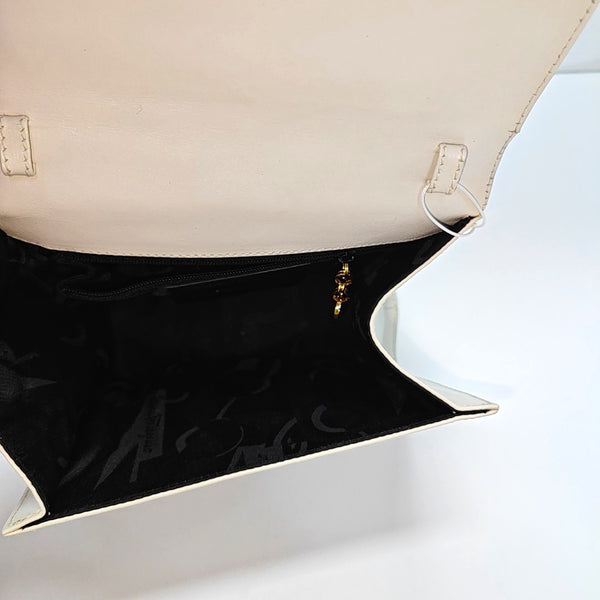 Calfskin Shoulder Bag White