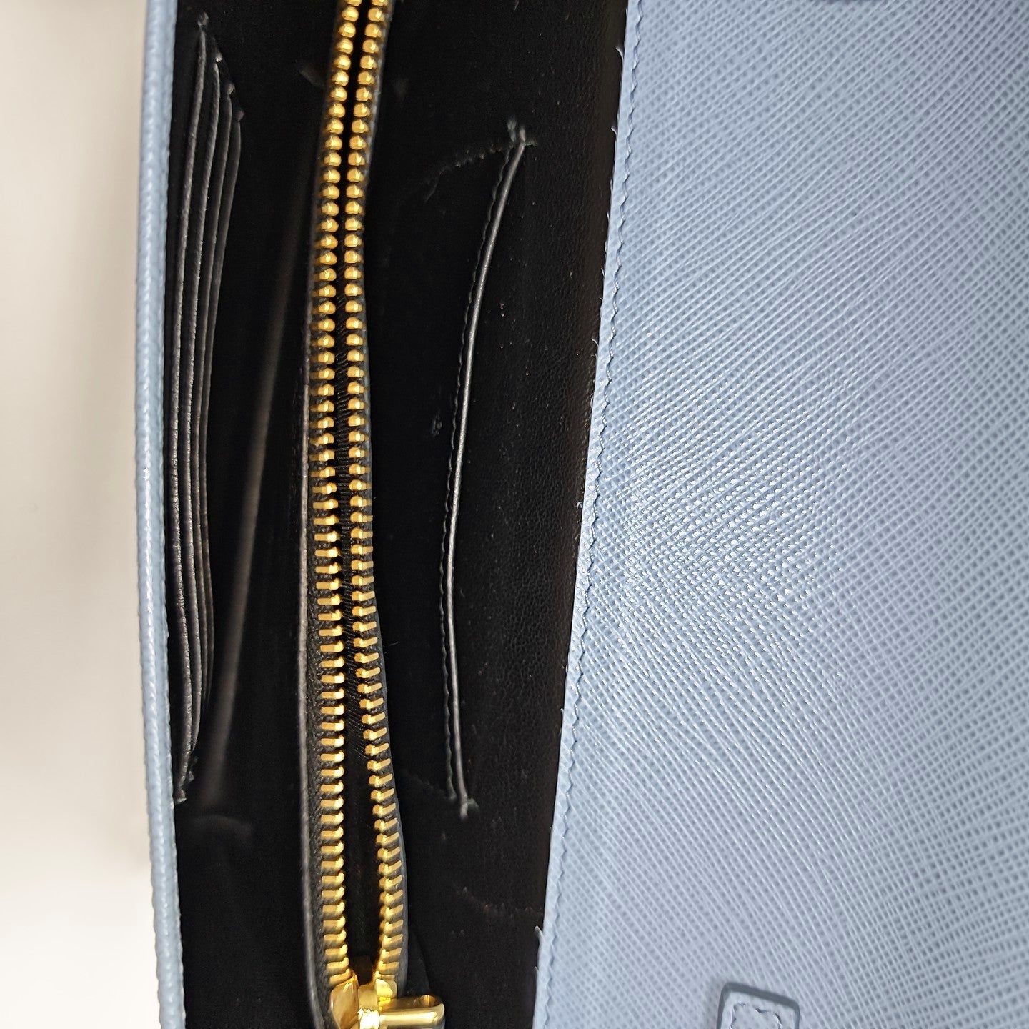 Calfskin Shoulder Bag Blue