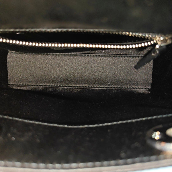 Authenticated pre-owned  Lady Dior Mini Silk Satin Black - Tote Bag at Looply
