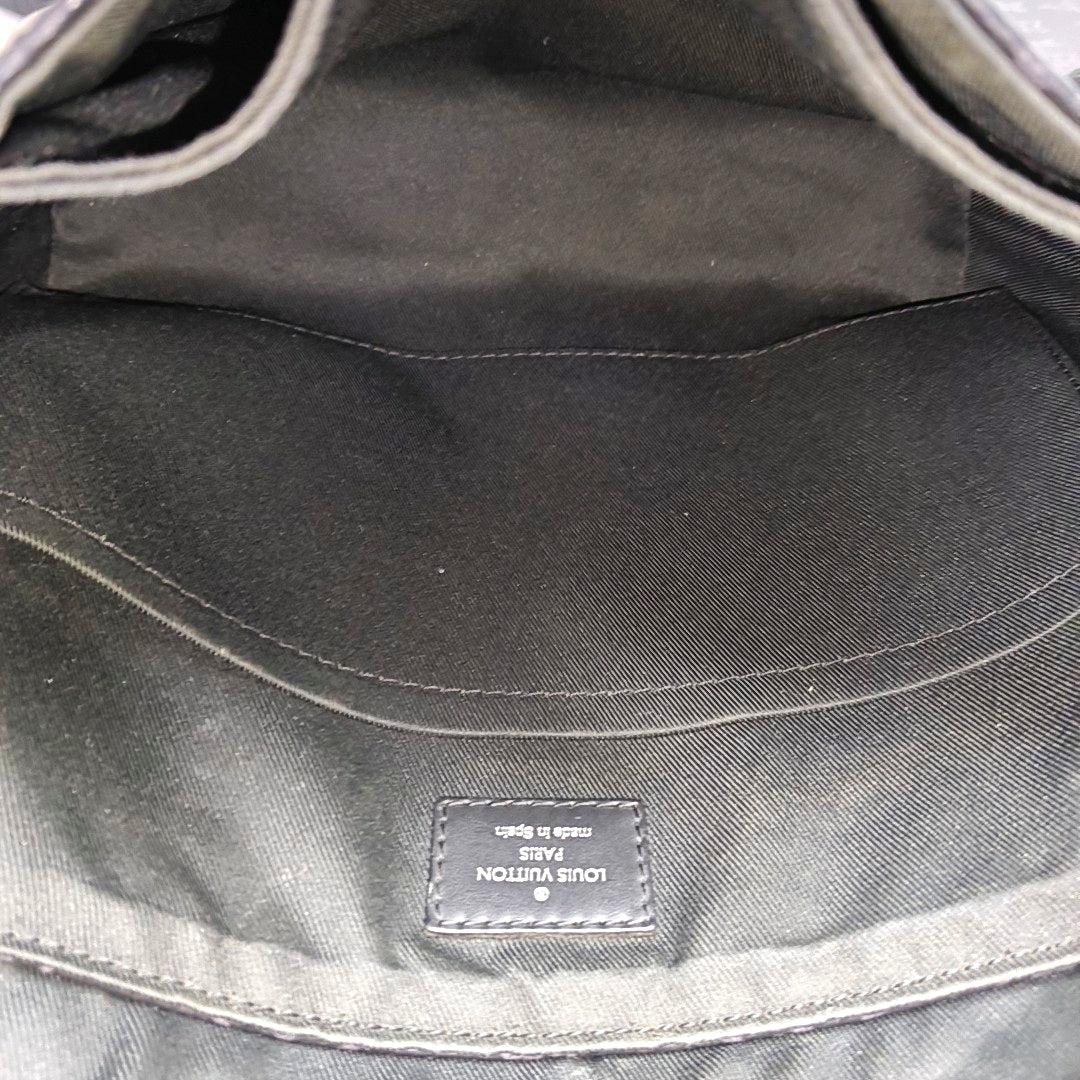 DISTRICT PM Monogram Coated Canvas Gray