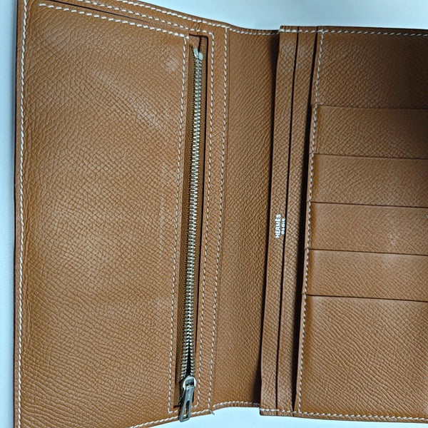 Bearn Medium Epsom Brown Wallet