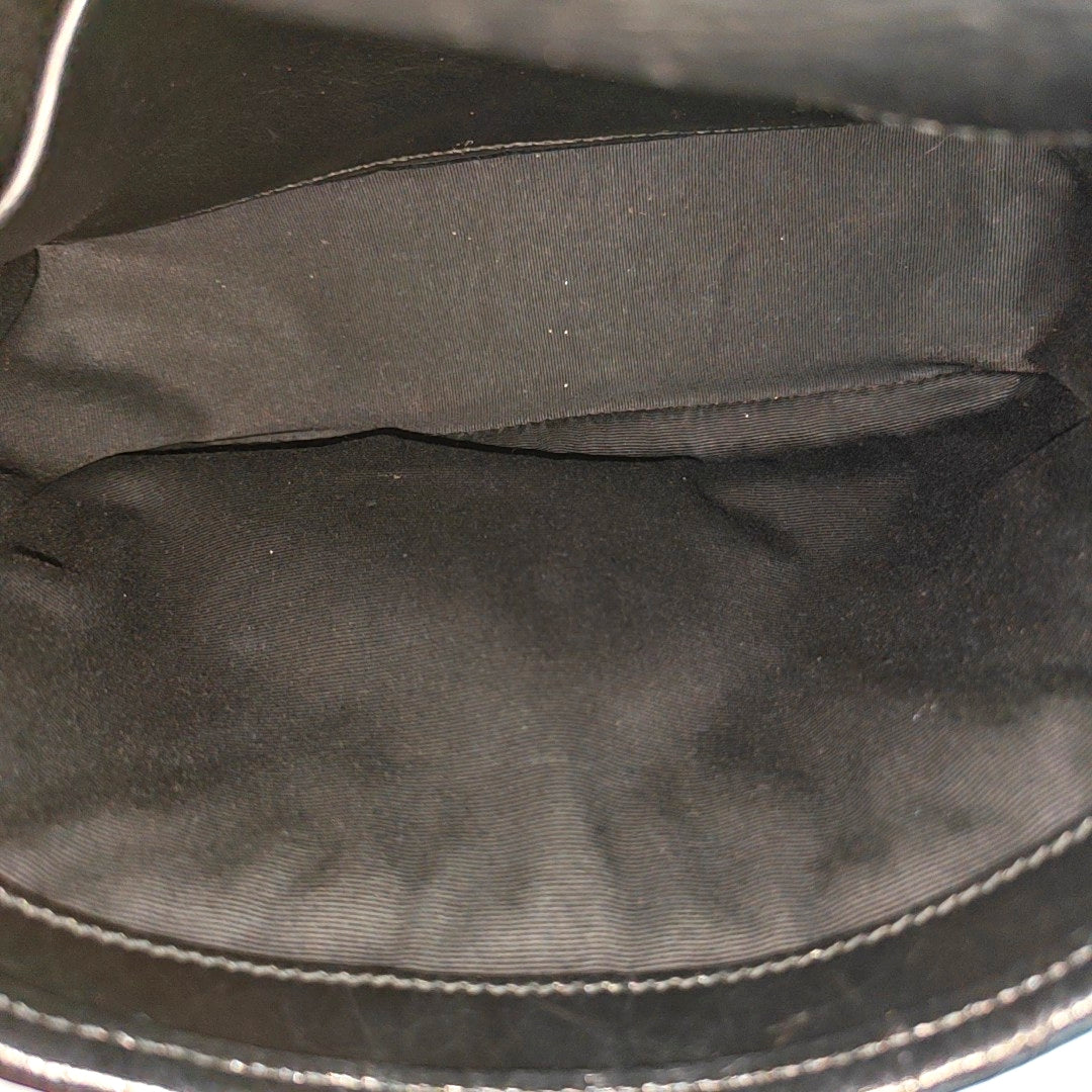 NIKI Small Chevron Calfskin Black