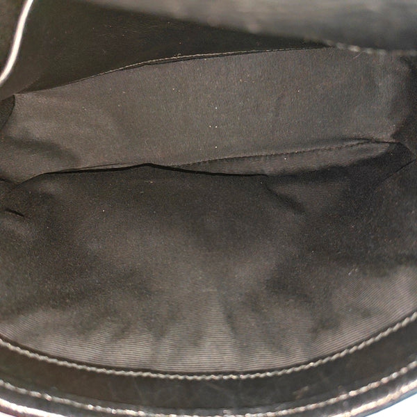 NIKI Small Chevron Calfskin Black