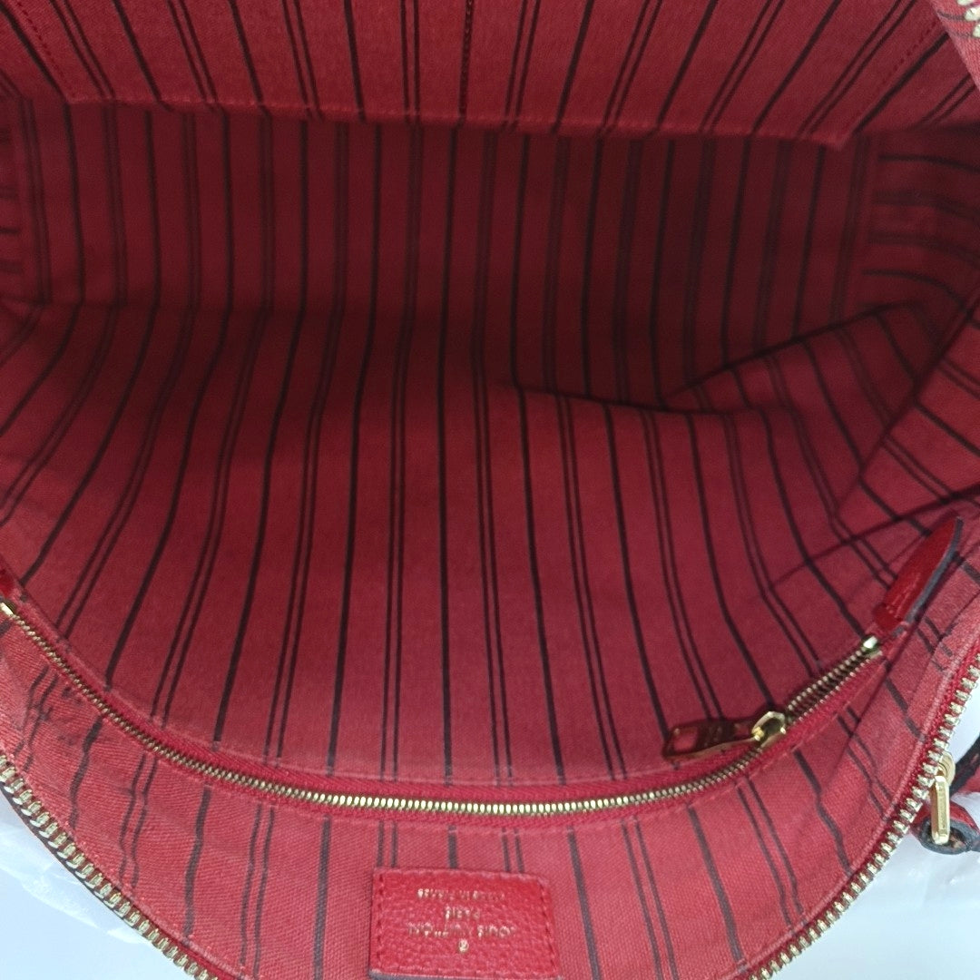 BASTILLE Monogram Calfskin Red