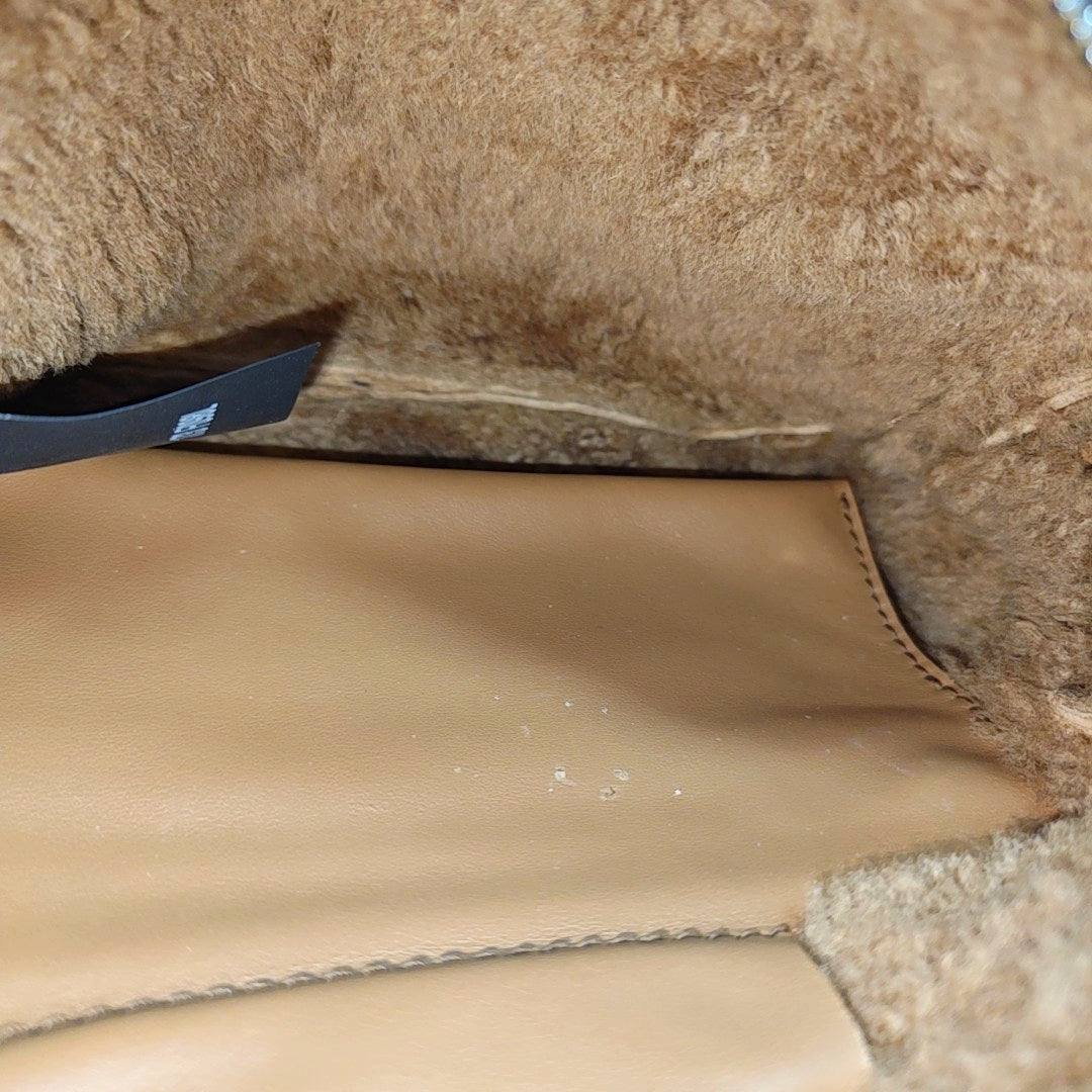 Suede Shoulder Bag Brown