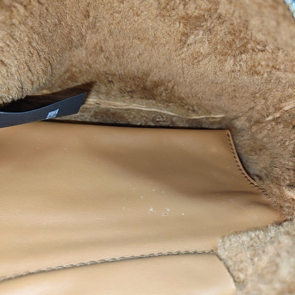 Suede Shoulder Bag Brown