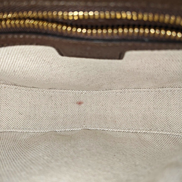 Monogram Coated Canvas Shoulder Bag Mini Beige