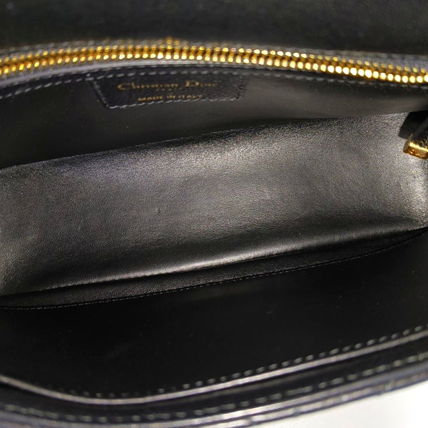 Dior Caro Medium Cannage Calfskin Black