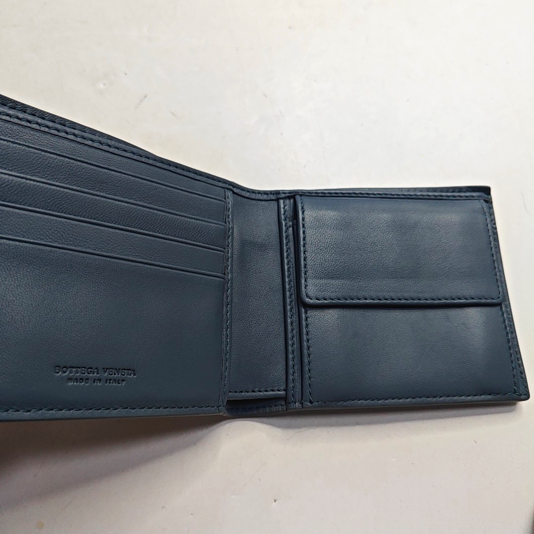 Lambskin Wallet Blue