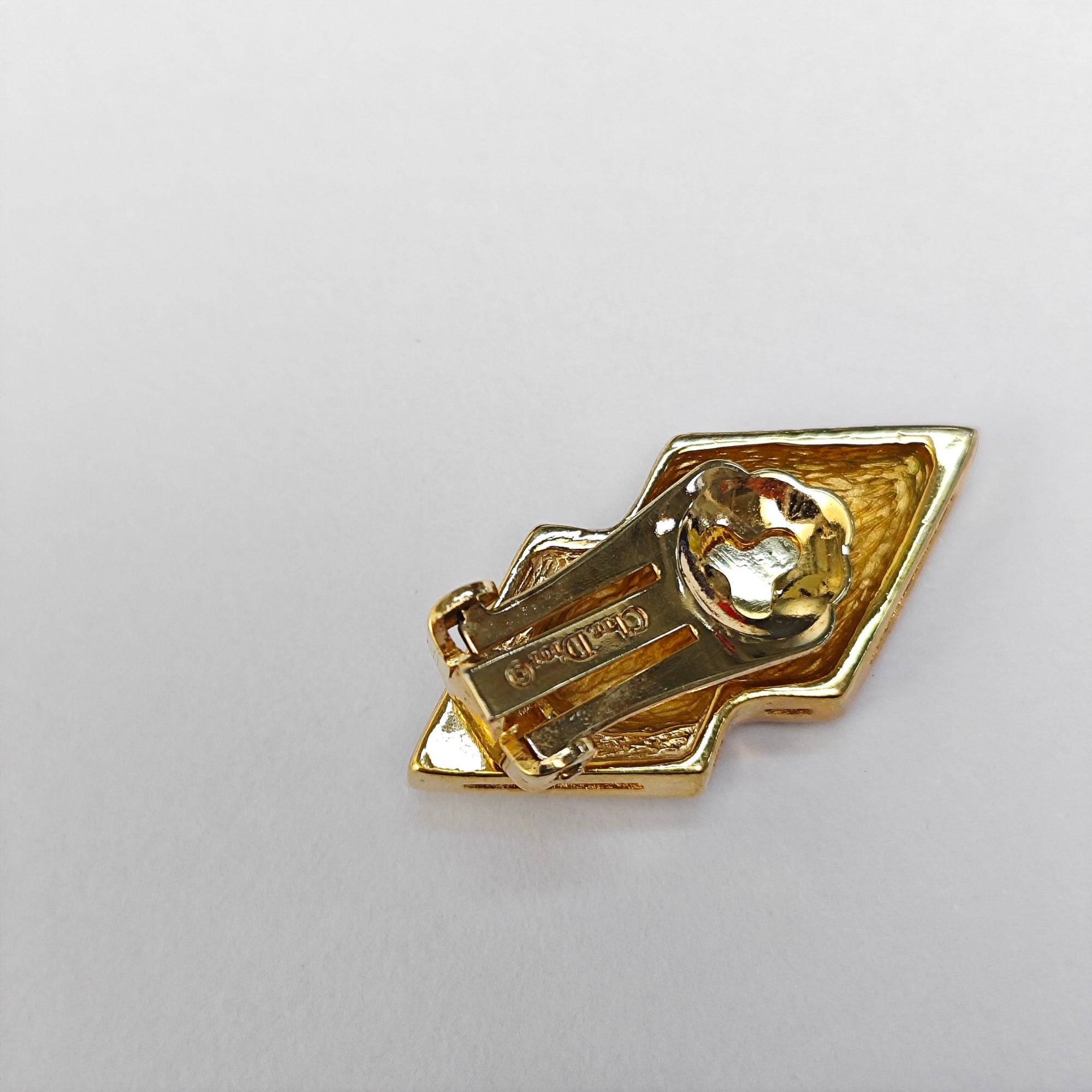 Metal Gold Clip On Earrings