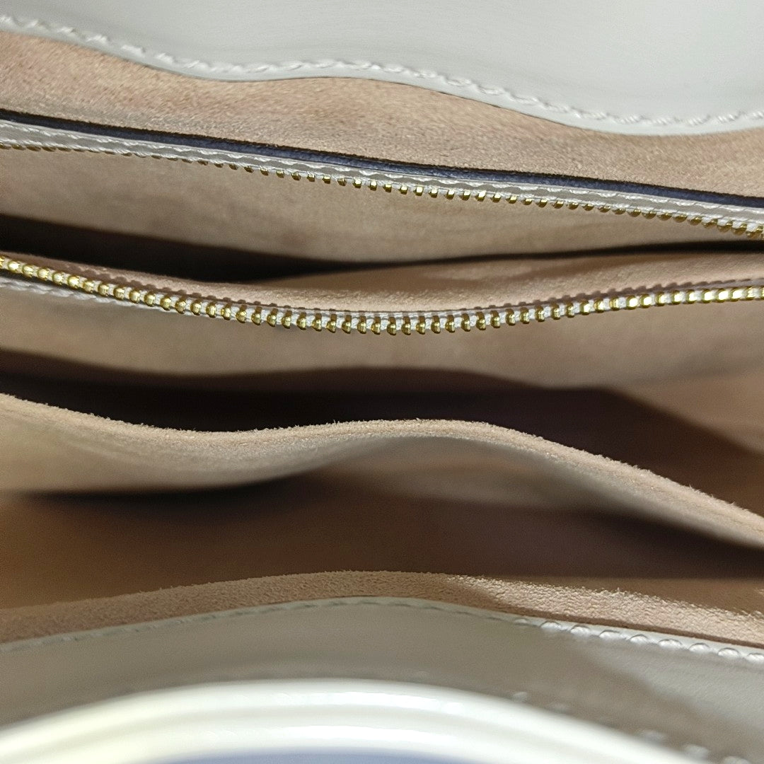 Jackie 1961 Small Calfskin White