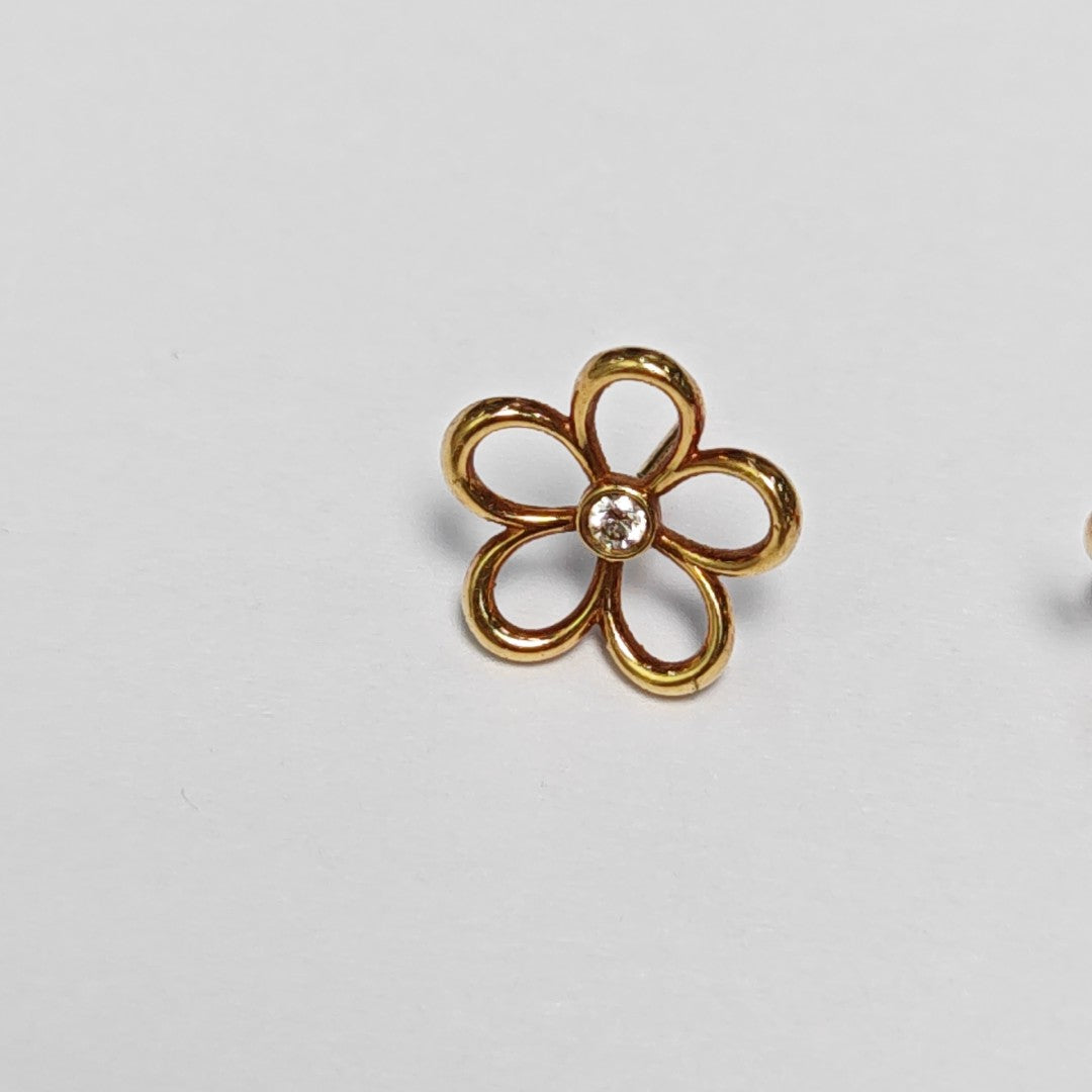 18k Rose Gold Stud Earrings
