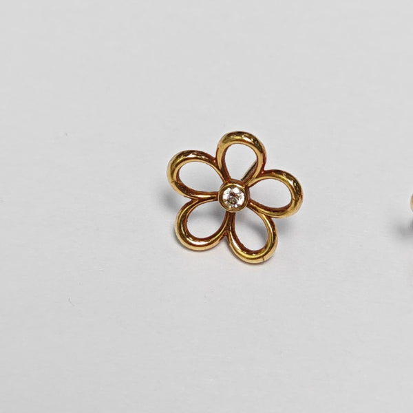 18k Rose Gold Stud Earrings