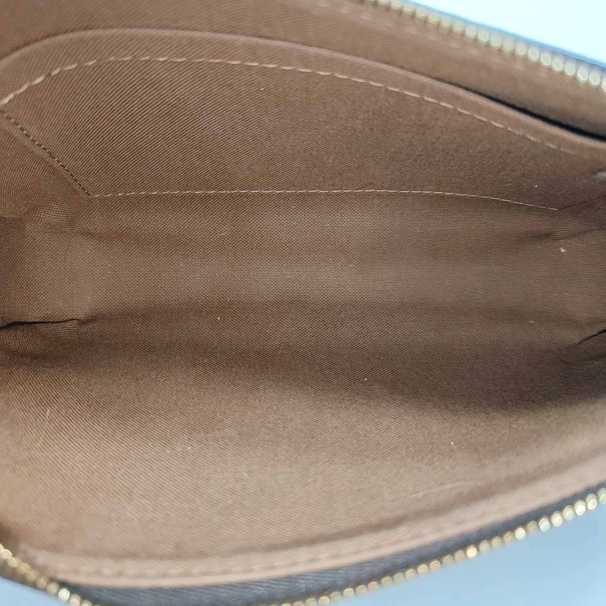 ACCESSOIRES GM Monogram Coated Canvas Brown