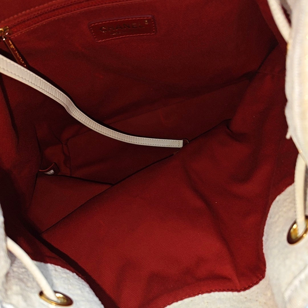 DEAUVILLE Small Fabric White