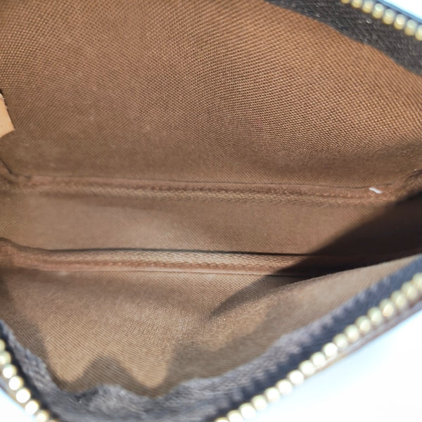 ACCESSOIRES Mini Monogram Coated Canvas Brown