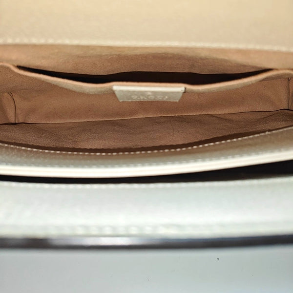 Ophidia Small Monogram Coated Canvas Beige