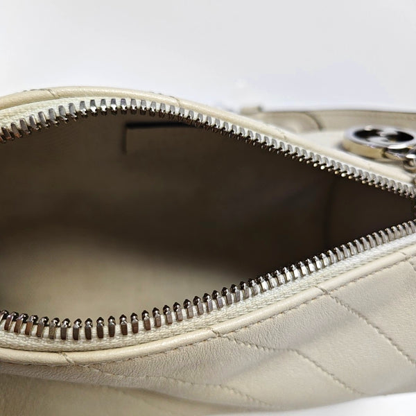 Blondie Mini Quilted Calfskin White