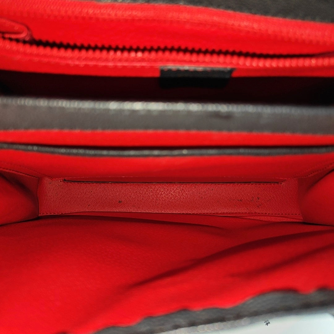 Calfskin Shoulder Bag Black