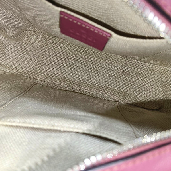 Monogram Coated Canvas Crossbody Bag Brown