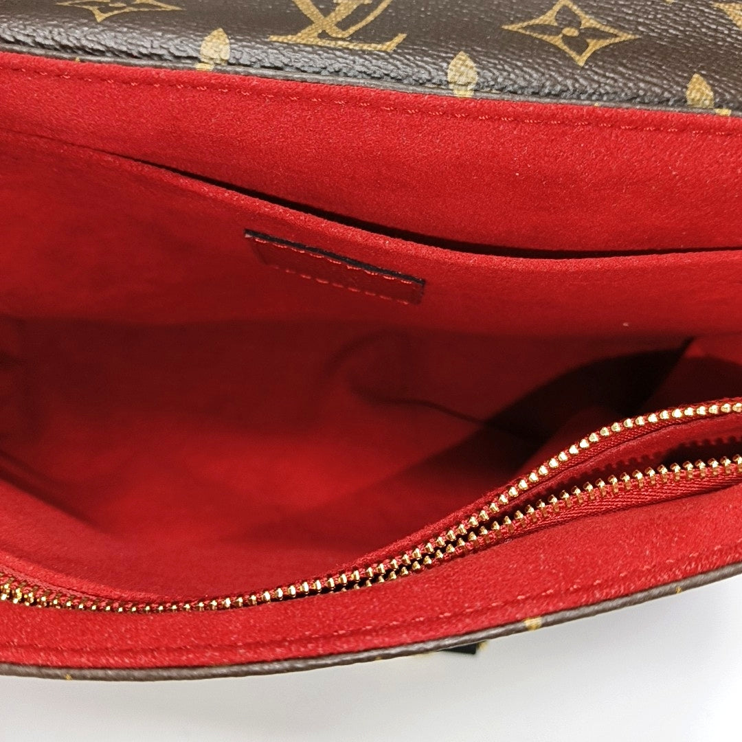 SAINT PLACIDE Monogram Coated Canvas Brown