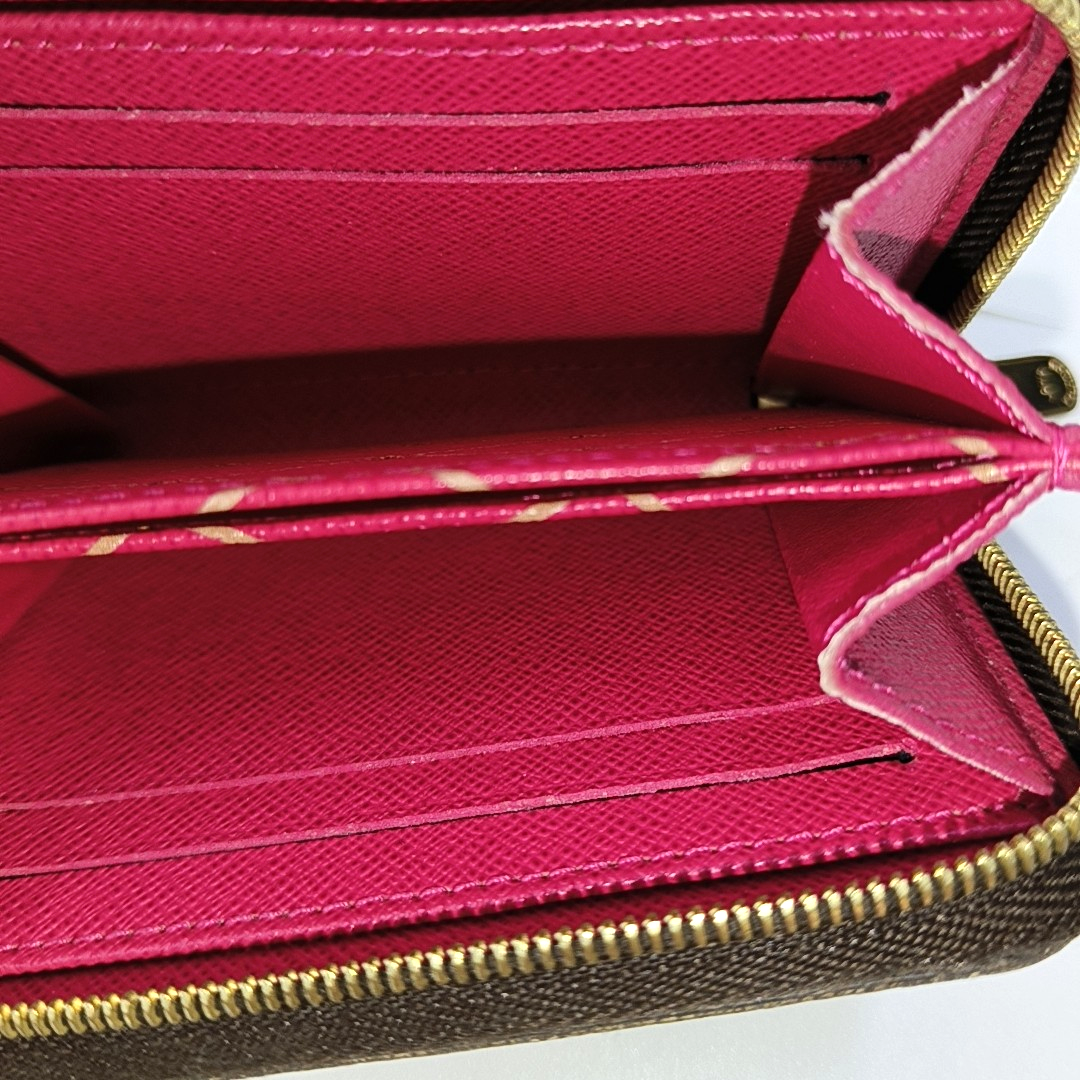 ZIPPY Monogram Coated Canvas Brown Wallet