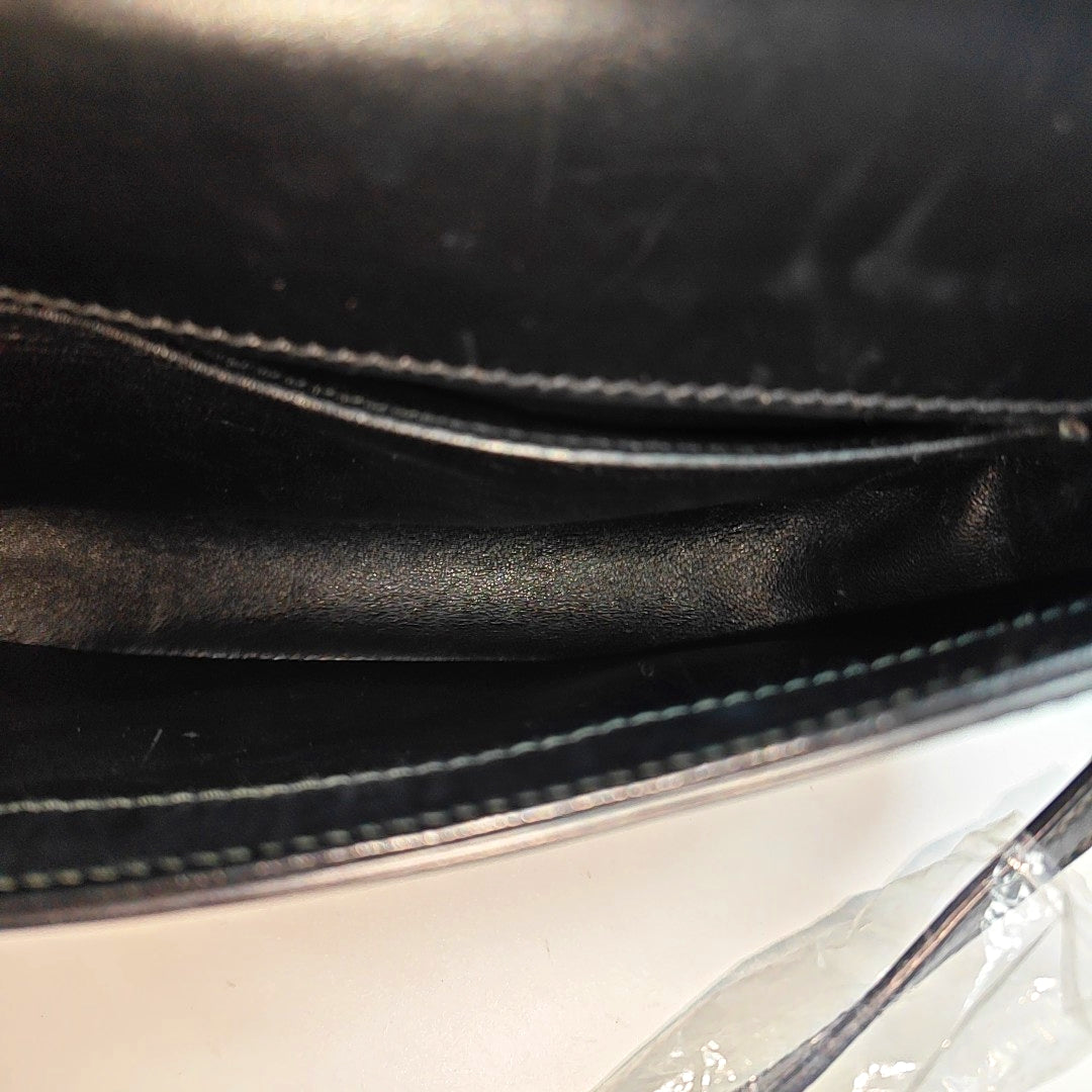 Calfskin Shoulder Bag Black