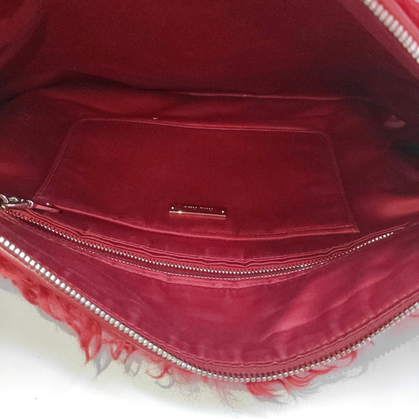 Horsehair Clutch Red
