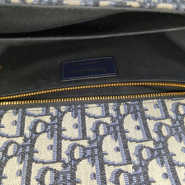 30 Montaigne Oblique Canvas Blue
