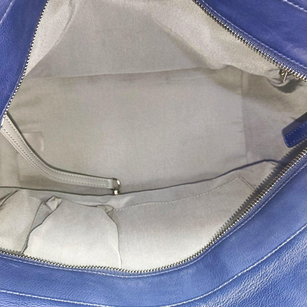 Quilted Calfskin Blue